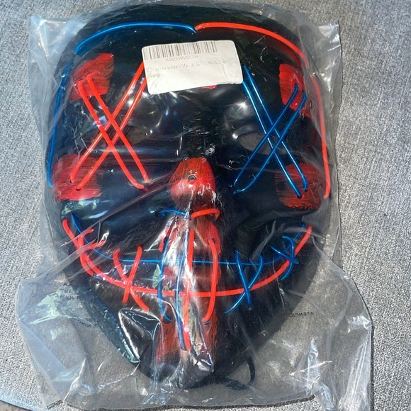 Purge Halloween Light Up X Mask - Picture 3 of 4